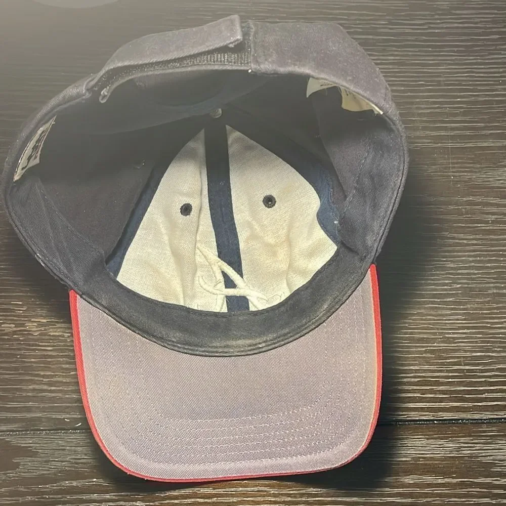 Black and Red Baseball Cap with Logo